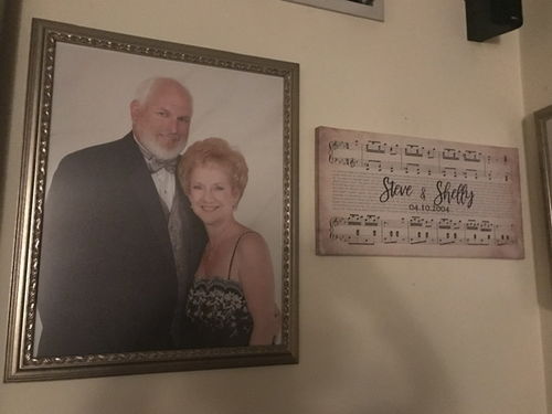 Customer photo review of Custom Couple Music Premium Canvas - Ready to Hang