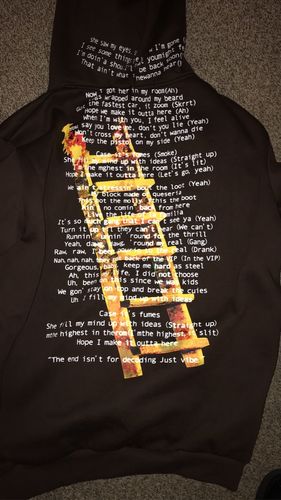 Customer photo review of Highest In the Room "Not For Decoding" Hoodie