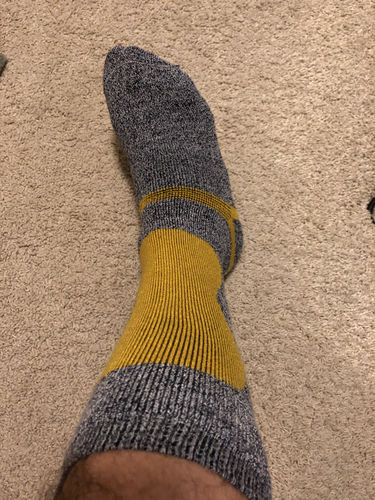 Customer photo review of J.B. Field's "Ski & Snow II" Merino & Coolmax Ski Sock