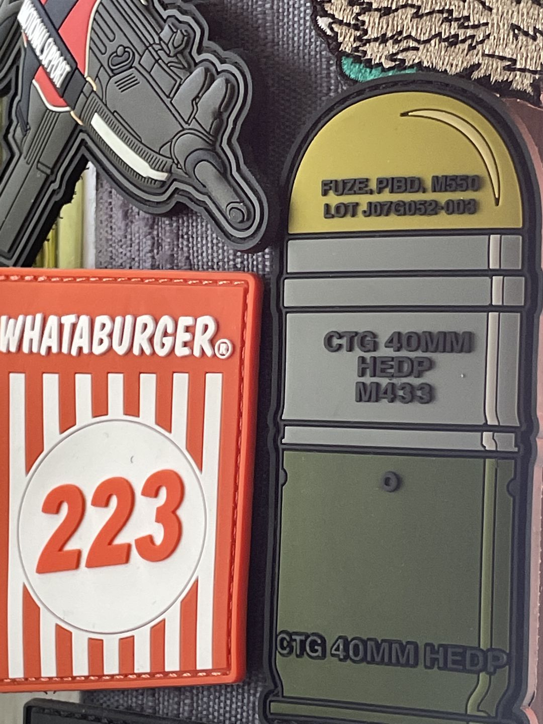 Customer photo review of Strapped Slav Morale Patch