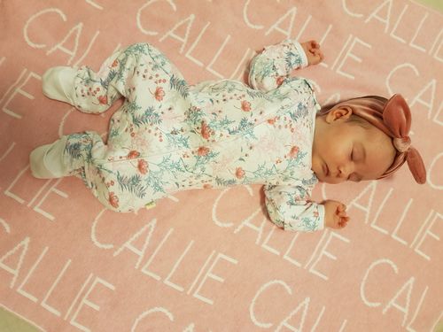Customer photo review of Wildflowers Organic Long Sleeve Zipsuit
