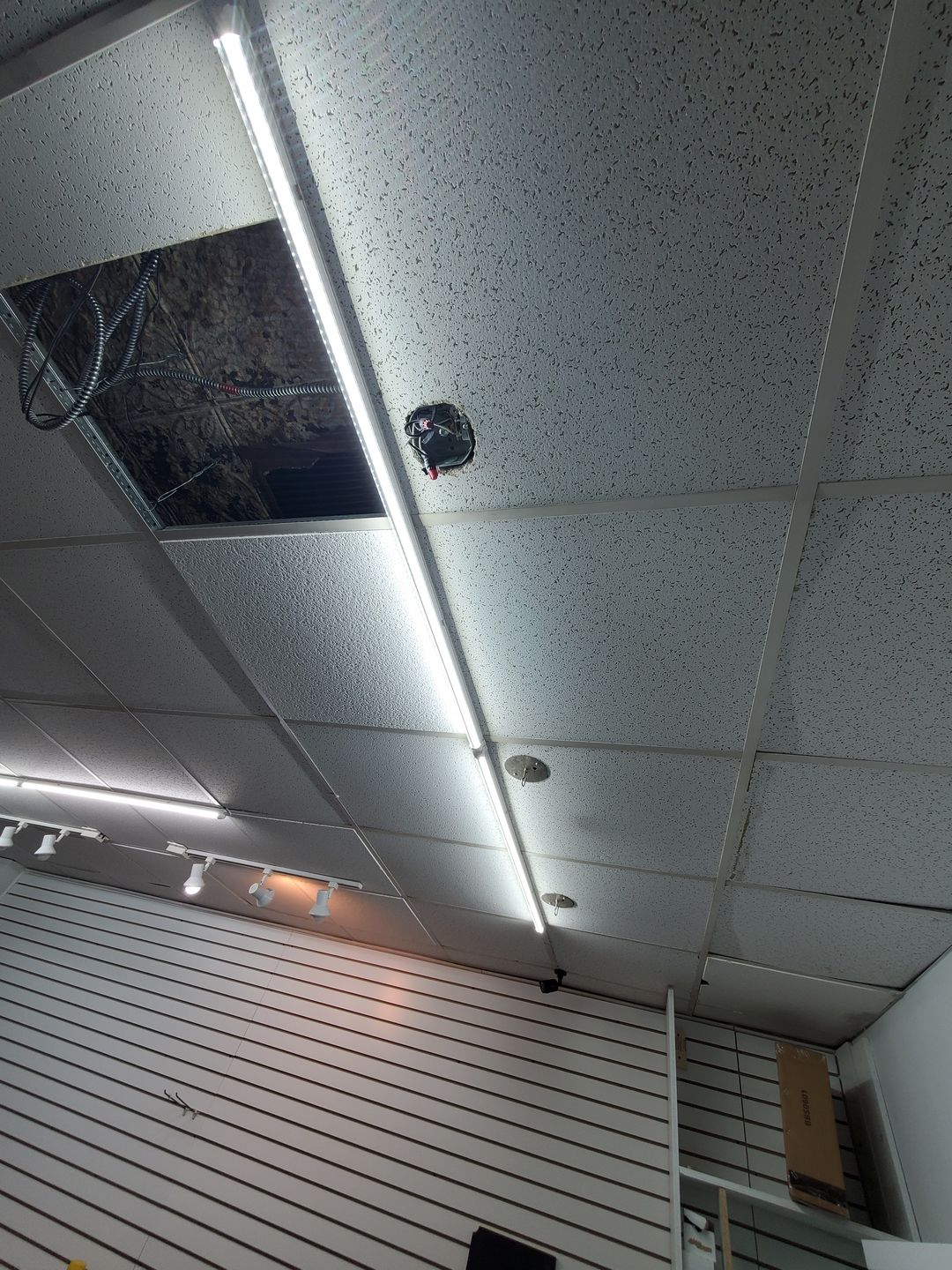 Customer photo review of T8 4ft V Shape LED Tube 30W Integrated 6500k Clear, 4 Foot LED Shop Lights, 4000 Lumens