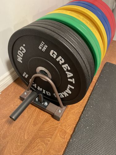 Customer photo review of Great Lakes Girya Polyurethane Bumper Plates (PAIRS)