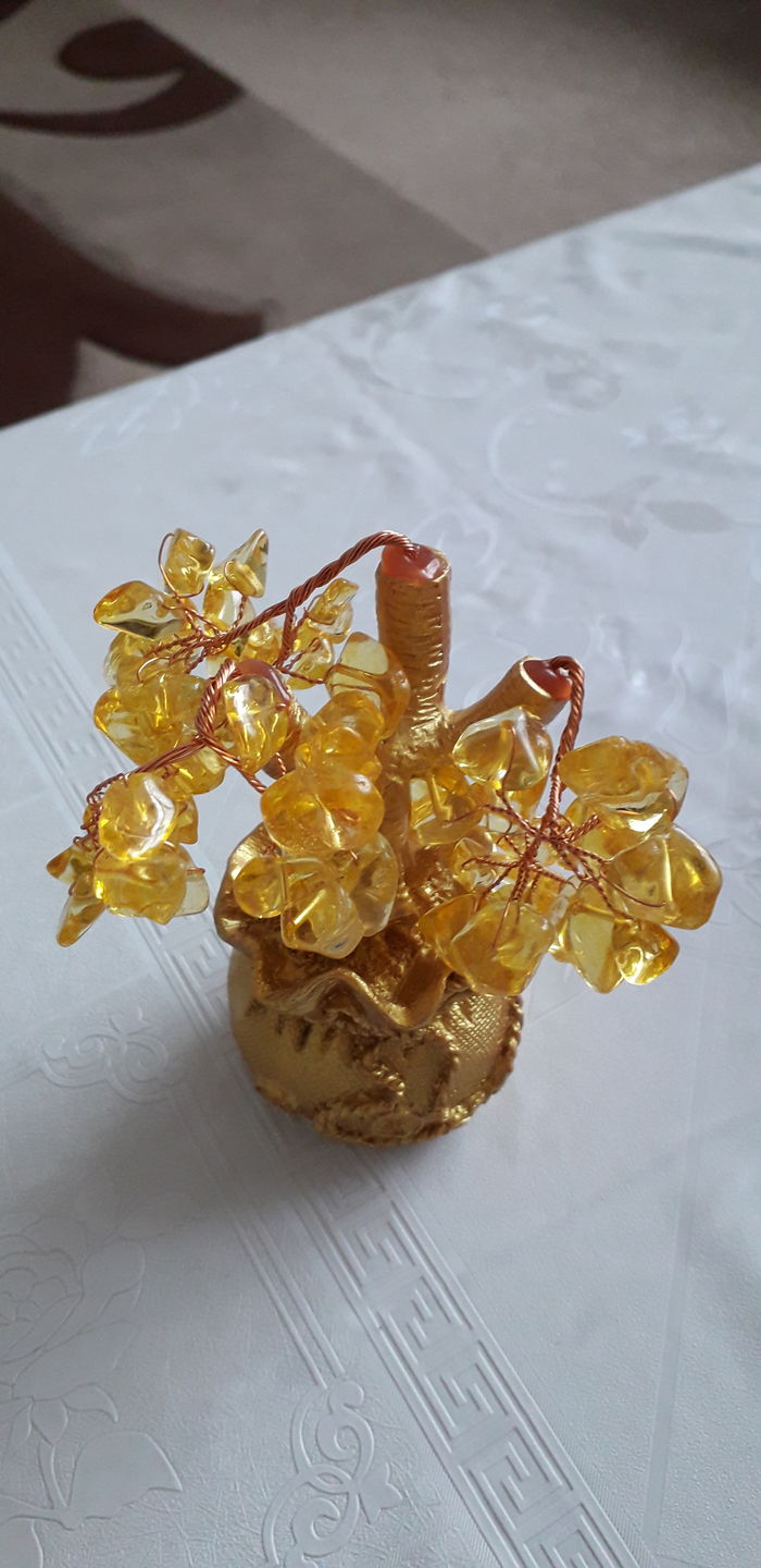 Customer photo review of Feng Shui Citrine Money Tree Wealth Ornaments
