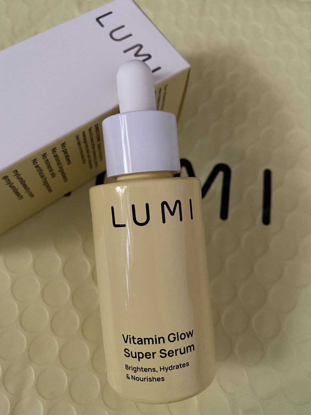 Customer photo review of Vitamin Glow Super Serum