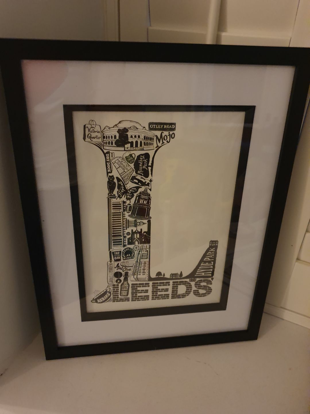 Customer photo review of Leeds Print