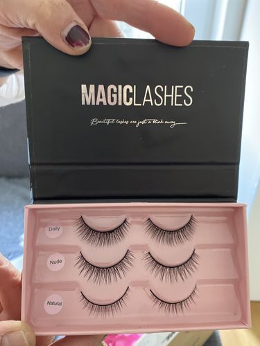 Customer photo review of Magic Lashes Daily Use Bundle