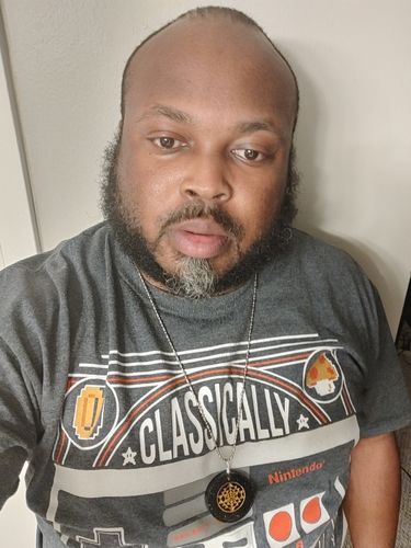 Customer photo review of Orgonite Shri Yantra Chain