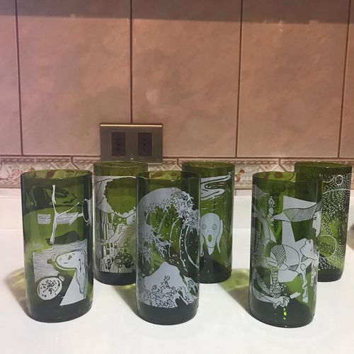 Customer photo review of Vasos De Museo 6 Pack 500ml