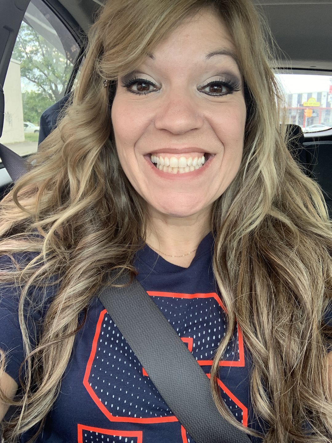 Customer photo review of Full Shine U-Tip (Nail Tip) 100% Brazilian Keratin Human Remy Hair Extensions Highlight Color (#3P27)