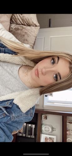 Customer photo review of Hollow Heart Choker