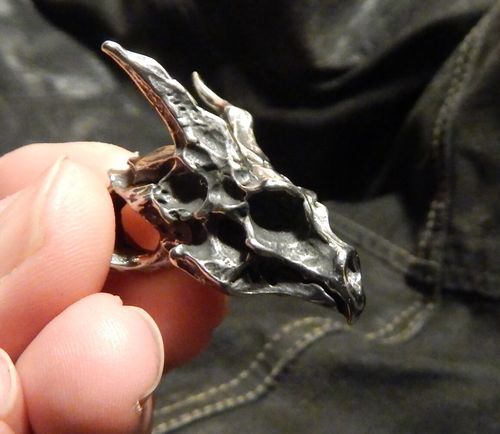 Customer photo review of Collier Dragon<br> Animal Féroce (Acier)