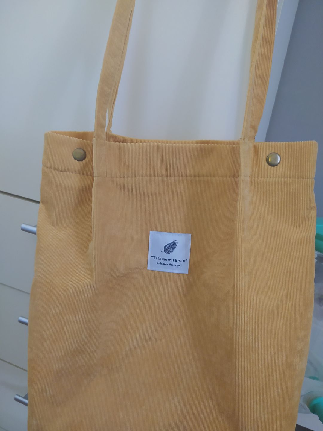 Customer photo review of Cord Tote Bag