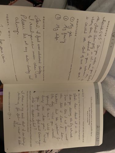 Customer photo review of The Daily Kairos Journal