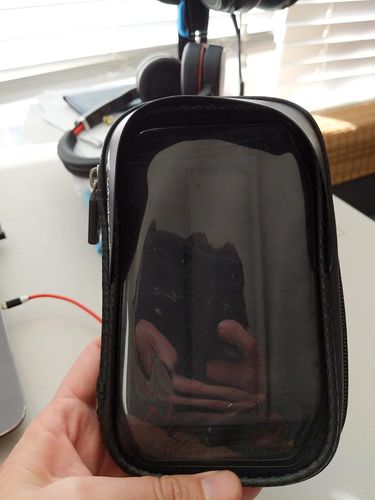 Customer photo review of Waterproof Motorcycle Phone Mount