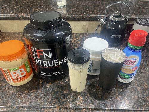 Customer photo review of True Meal Keto low carb meal replacement