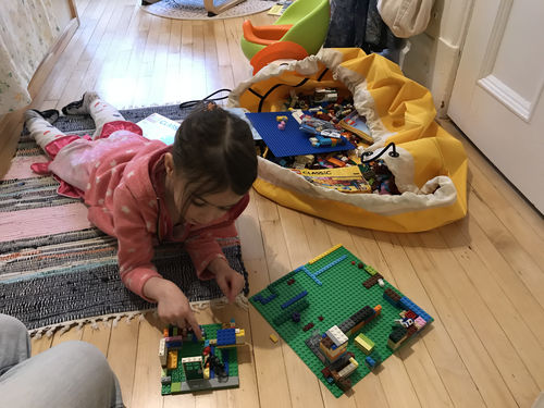 Customer photo review of Large Toy Storage Bag - Banana Yellow