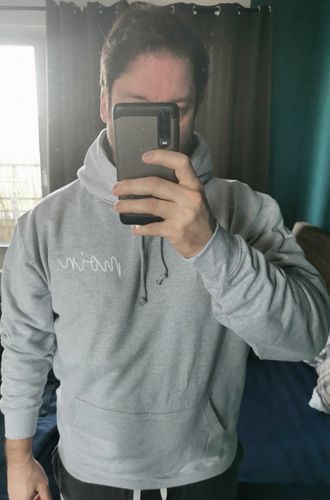 Customer photo review of moin chestprint Unisex Hoodie
