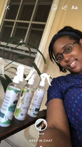 Customer photo review of Refresher Spray w/ Rose Water | 8 oz