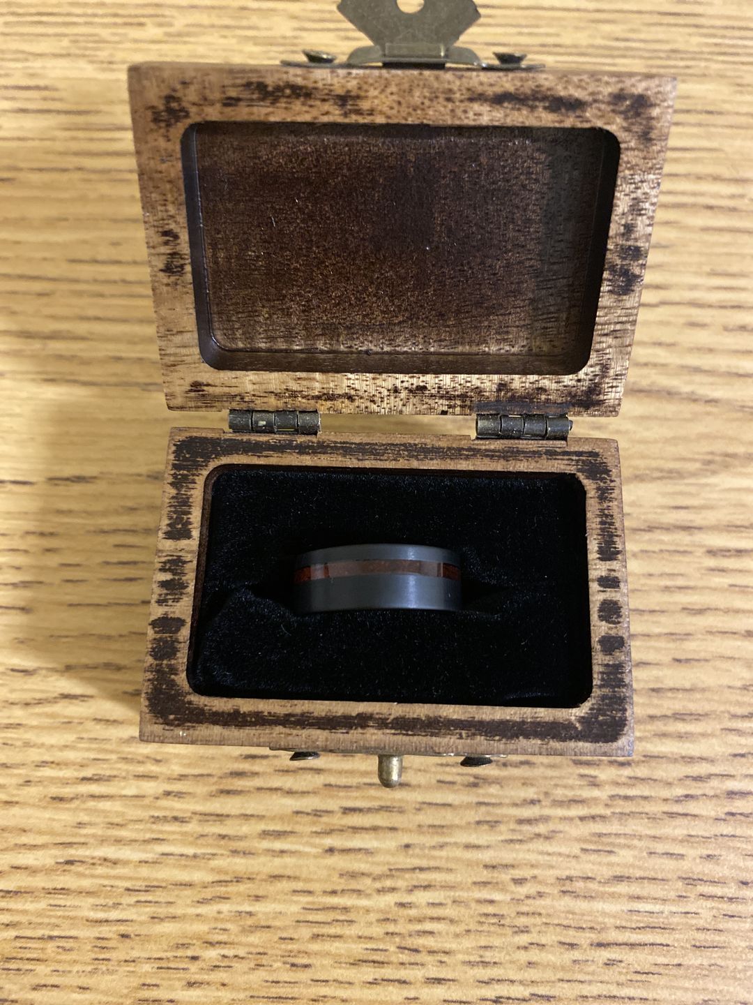 Customer photo review of California Redwood in Tungsten