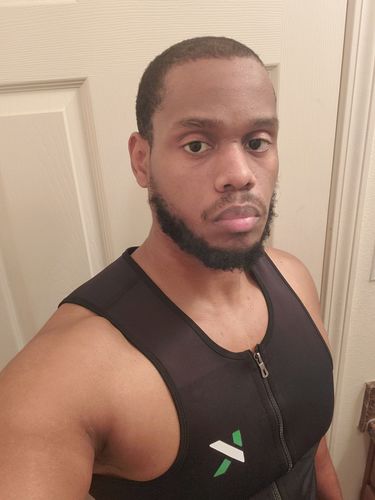 Customer photo review of Men's Zipper Neoprene Sauna Vest