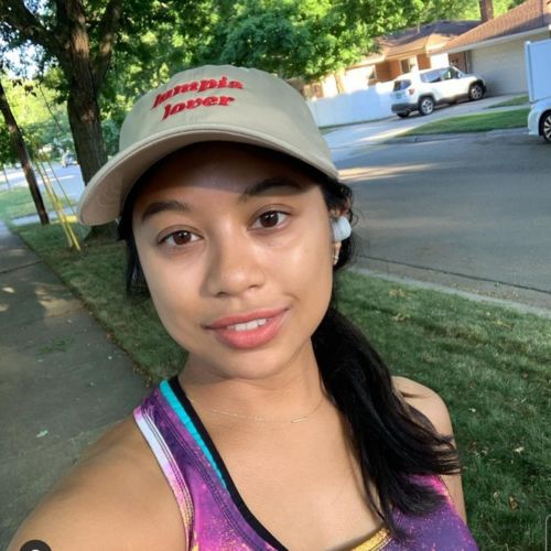 Customer photo review of Lumpia Lover Filipino Embroidered Dad Hat/Baseball Cap