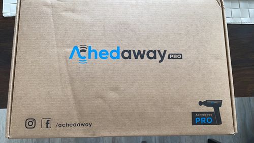 Customer photo review of Achedaway Pro Percussion and Vibration Massager (Black)