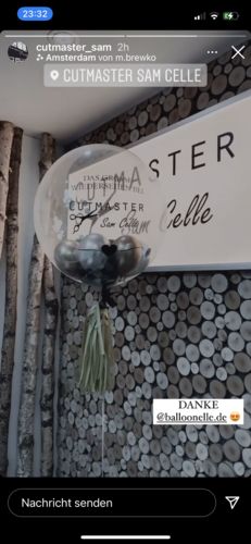 Kundenbewertung mit Foto zu BALLOONIZER - Ballon Konfigurator