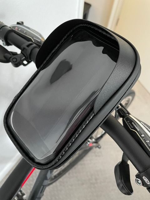Customer photo review of Waterproof Motorcycle Phone Mount