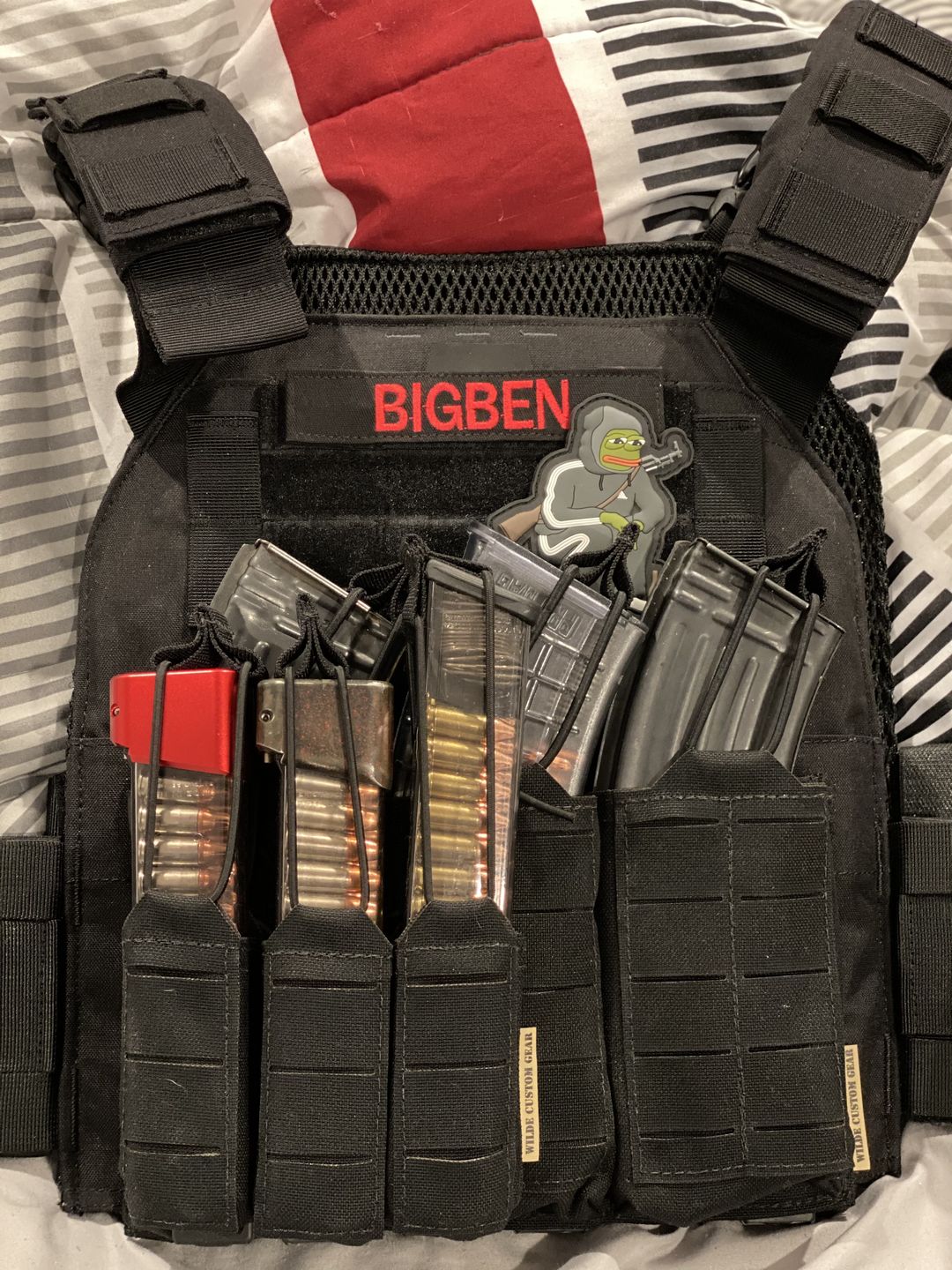 Customer photo review of Strapped Slav Morale Patch