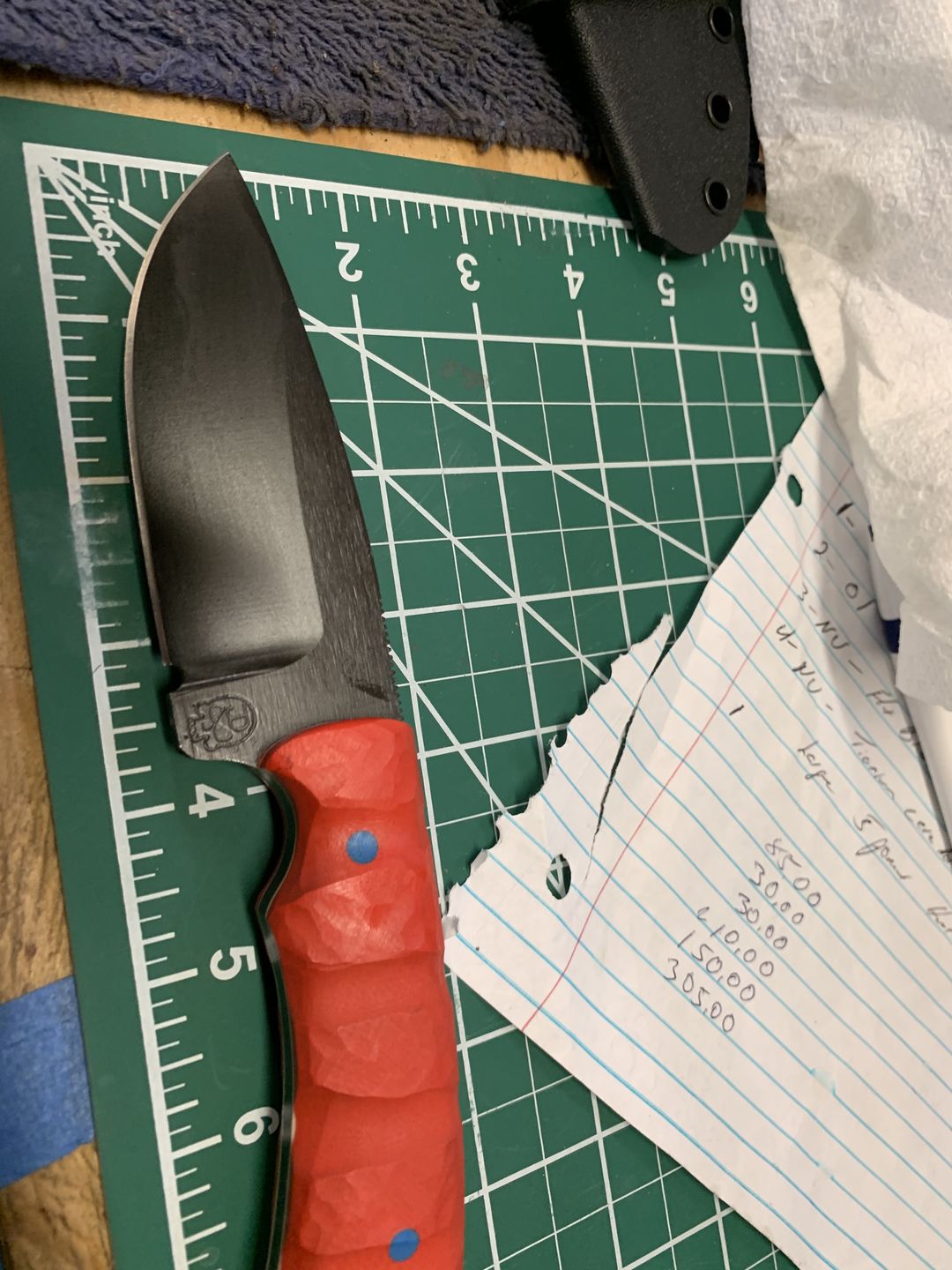 Customer photo review of 1" x 30" Sanding Belts for Profiling & Sharpening