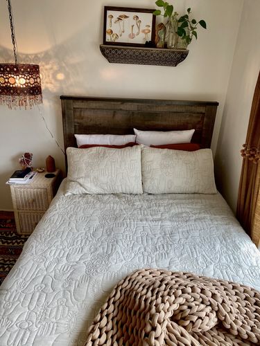 Customer photo review of Natural Hamsa Quilt Set by Jungalow®