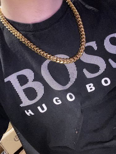 Customer photo review of CUBAN (GOLD) 12MM