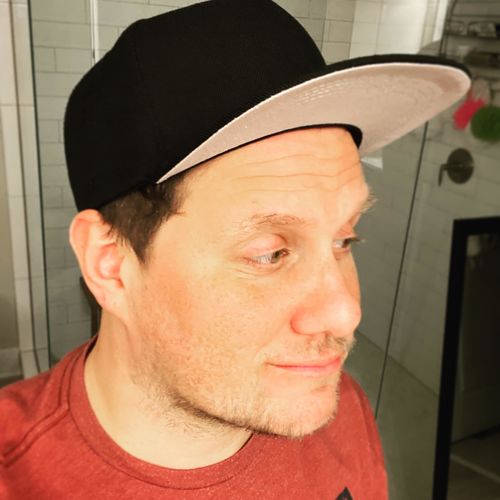 Customer photo review of Blank Snapback