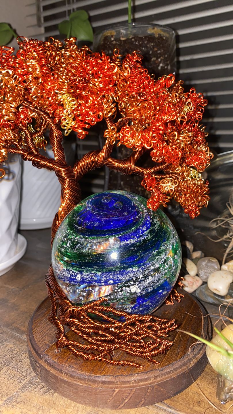 Customer photo review of Autumn Sunshine Tree Of Life with Tranquil Swirl