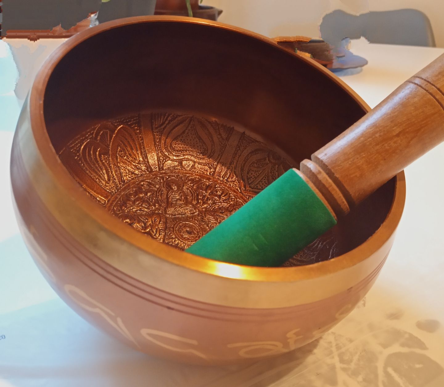 Customer photo review of Bols Tibétains 5 Bouddhas