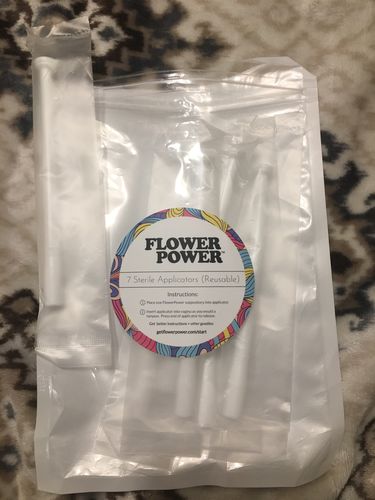 Customer photo review of Flower Power® Boric Acid Vaginal Suppository Applicators