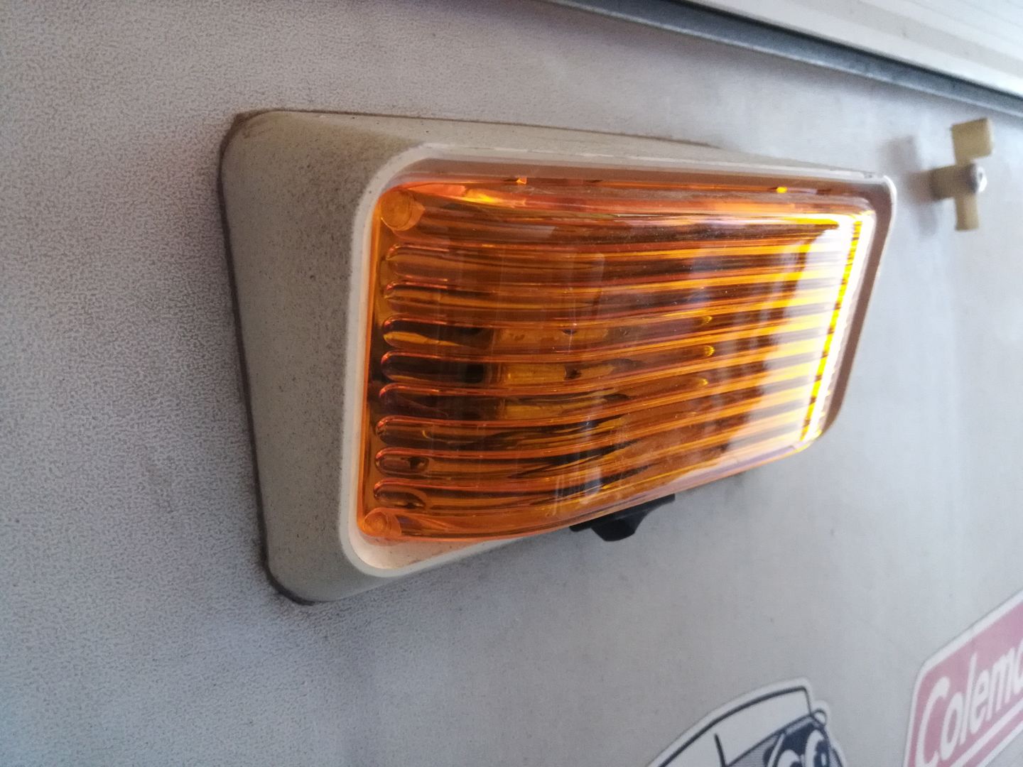 Customer photo review of Amber Porch Lamp Lens