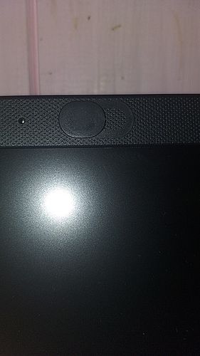 Customer photo review of Anti-Spy Universal Metal Webcam Privacy Cover WebCam Cover Magnet Slider Camera Cover For Laptop iPad PC Macbook Tablet