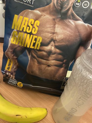 Customer photo review of Mass Gainer Protein Powder available in 3 Flavours