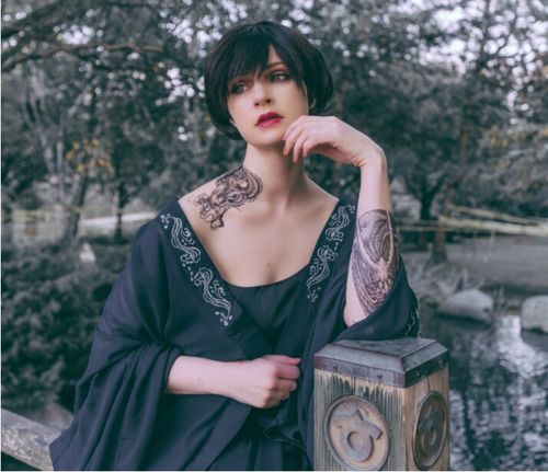 Customer photo review of Tatouage Éphémère Dragon<br> Japonais