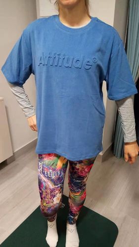 Customer photo review of Sepho Emboss S/S T-shirt-RoyalBlue
