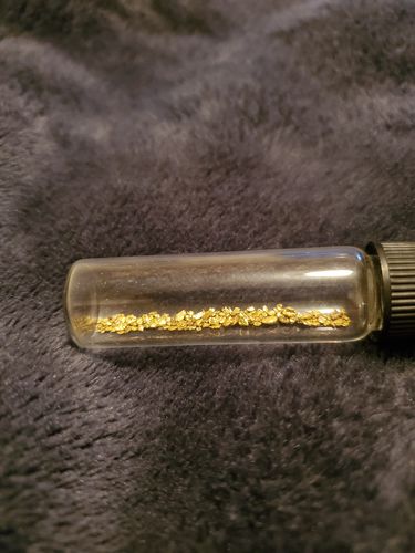 Customer photo review of *Summer 2020* NUGGET RESERVE '3 Ounce Nugget Hunt' - Gold Paydirt Concentrate - Panning Pay Dirt Bag