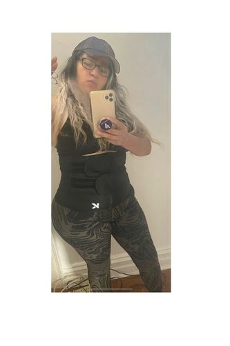 Customer photo review of Women's Neoprene Corset Waist Trainer