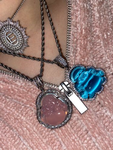 Customer photo review of Buddha Necklace