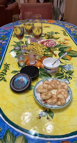 Customer photo review of Classic White Sturgeon Caviar