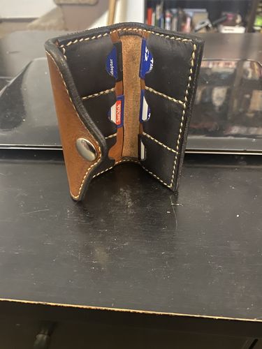 Customer photo review of No.80 | Leather SD Card Wallet (Digital Pattern)