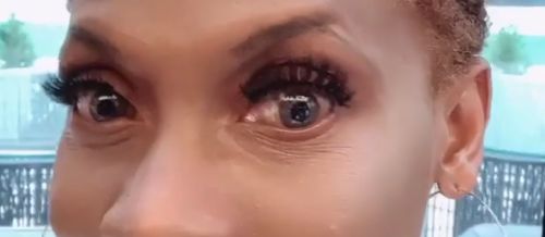 Customer photo review of Icoloured® Pony Grey-Brown Colored Contact Lenses