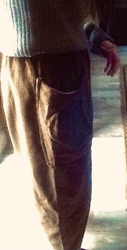 Customer photo review of Casual Corduroy pants for Autumn and winter A011