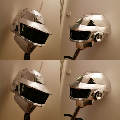 Customer photo review of Casque Daft Punk argenté